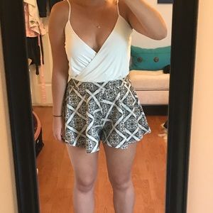 Boohoo: White Wrap Body Suit